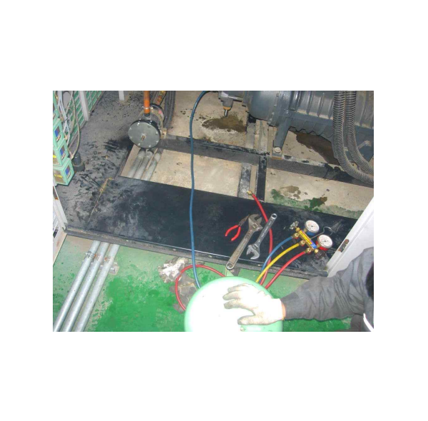 K사 냉동유 교체 공사